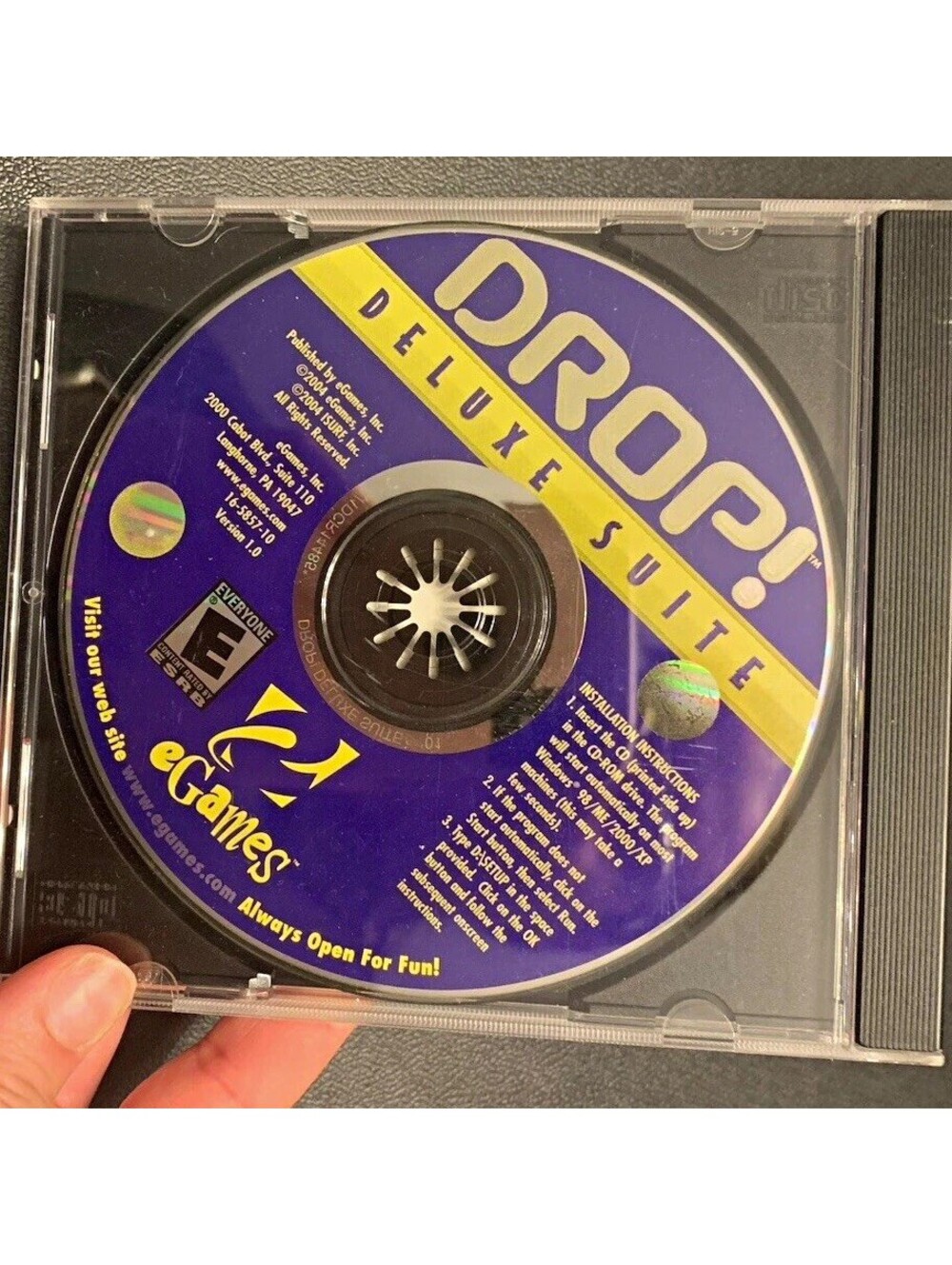 eGames DROP! Deluxe Suite CD-ROM for Windows English Commercial MPN 85172